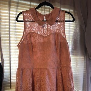 Xhilaration Mauve Lace Dress